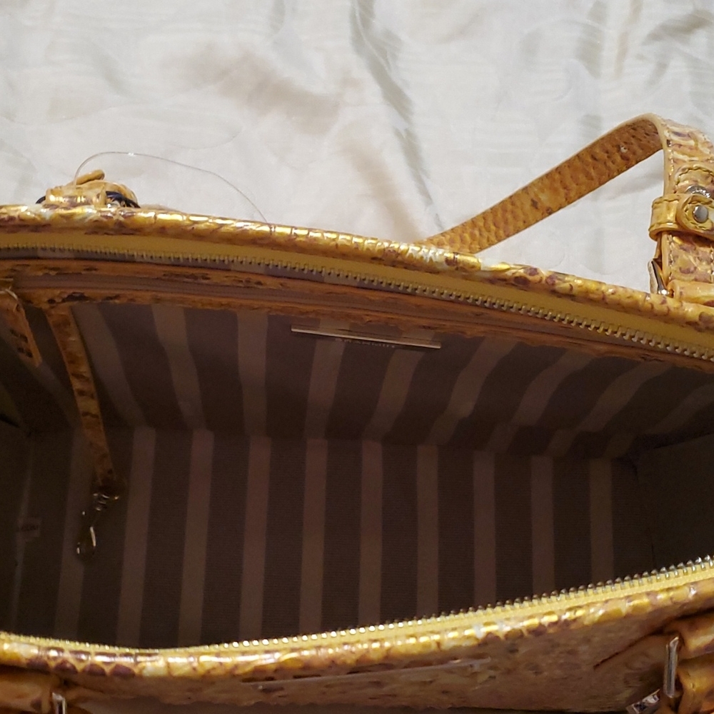Brahmin Medium Asher Canary Solid Melbourne - Picture 10 of 12